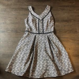 Black and white dress